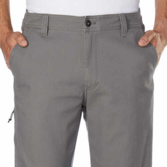 Gray NWT  Canvas Utility Pants for Men GH Bass - Picture 9 of 13